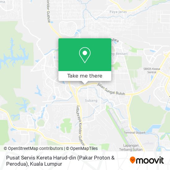 How To Get To Pusat Servis Kereta Harud Din Pakar Proton Perodua In Petaling Jaya By Bus Or Mrt Lrt