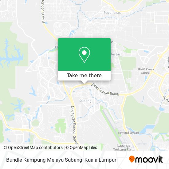 Peta Bundle Kampung Melayu Subang