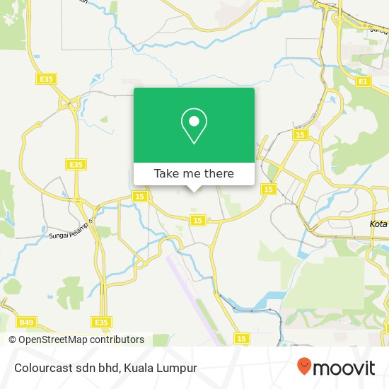 Colourcast sdn bhd map