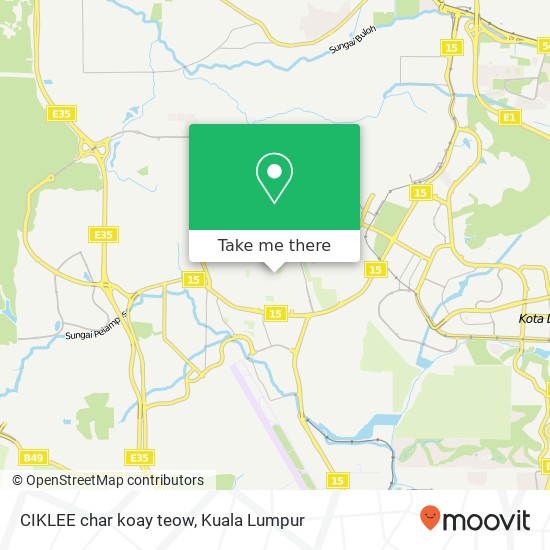 CIKLEE char koay teow map
