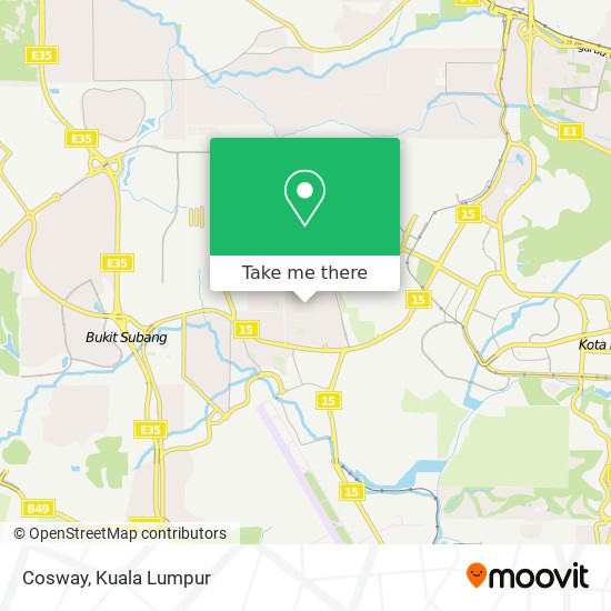 Cosway map