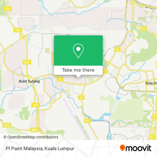 Peta Pl Paint Malaysia