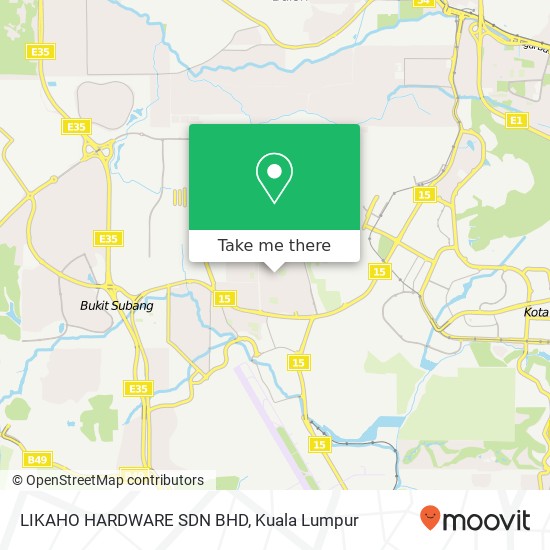 LIKAHO HARDWARE SDN BHD map