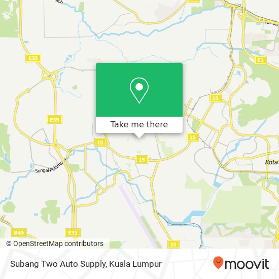 Subang Two Auto Supply map