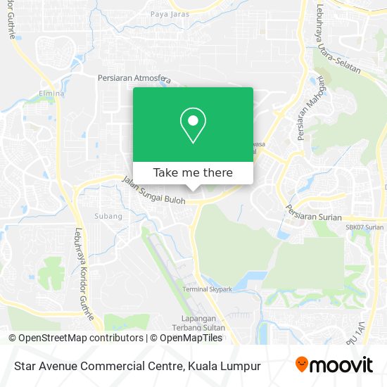 Star Avenue Commercial Centre map