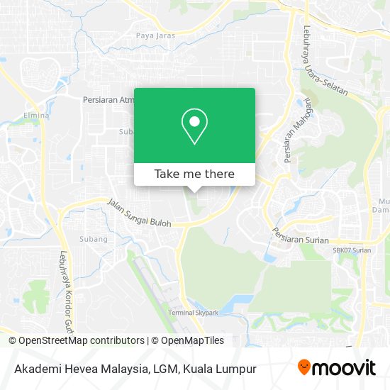 Peta Akademi Hevea Malaysia, LGM