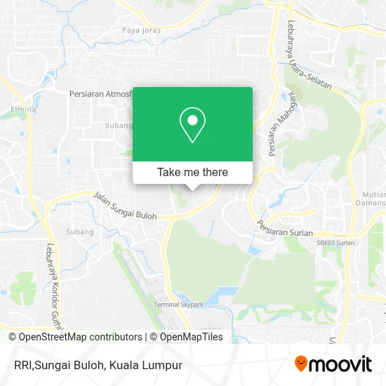 RRI,Sungai Buloh map