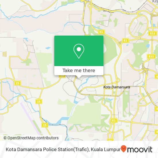 Kota Damansara Police Station(Trafic) map