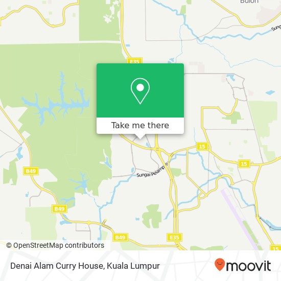 Denai Alam Curry House map