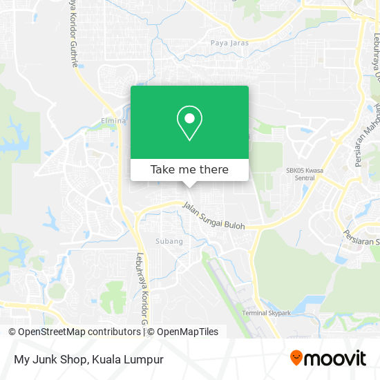 My Junk Shop map