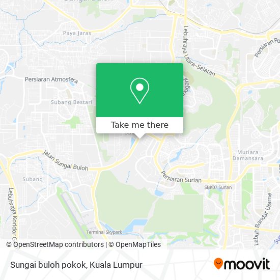 Peta Sungai buloh pokok