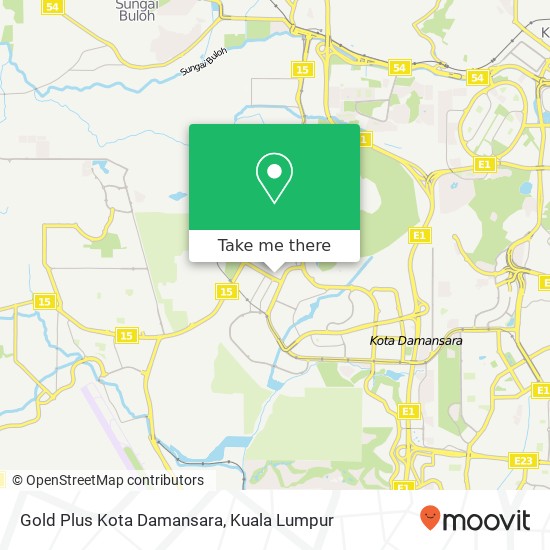 Peta Gold Plus Kota Damansara