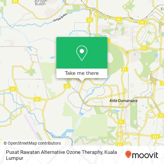 Pusat Rawatan Alternative Ozone Theraphy map