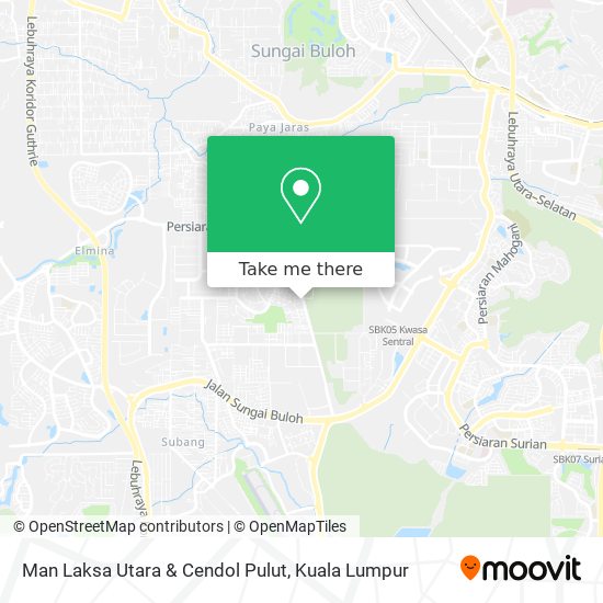 Peta Man Laksa Utara & Cendol Pulut