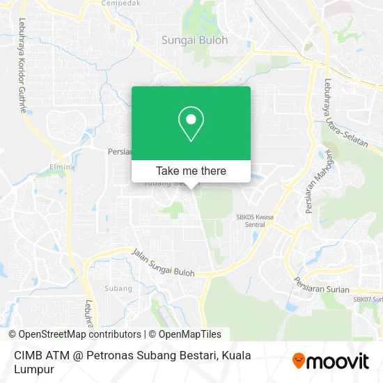 CIMB ATM @ Petronas Subang Bestari map