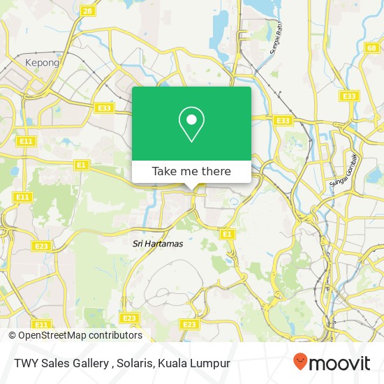 TWY Sales Gallery , Solaris map