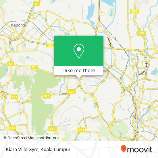 Peta Kiara Ville Gym