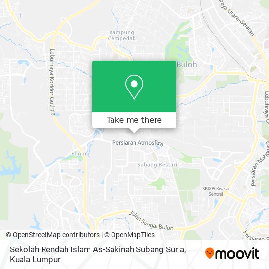 Sekolah Rendah Islam As-Sakinah Subang Suria map