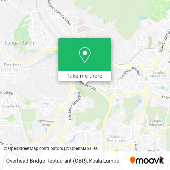 Overhead Bridge Restaurant (OBR) map