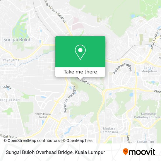 Sungai Buloh Overhead Bridge map