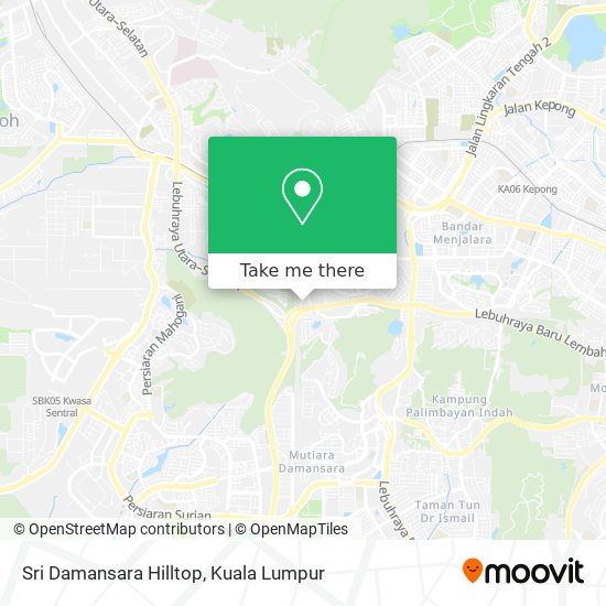 Sri Damansara Hilltop map