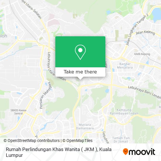 Rumah Perlindungan Khas Wanita ( JKM ) map