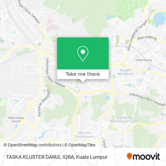 TASKA KLUSTER DARUL IQRA map