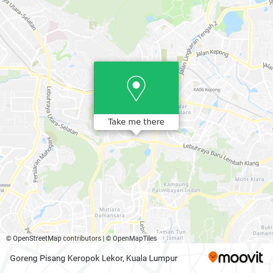 Goreng Pisang Keropok Lekor map