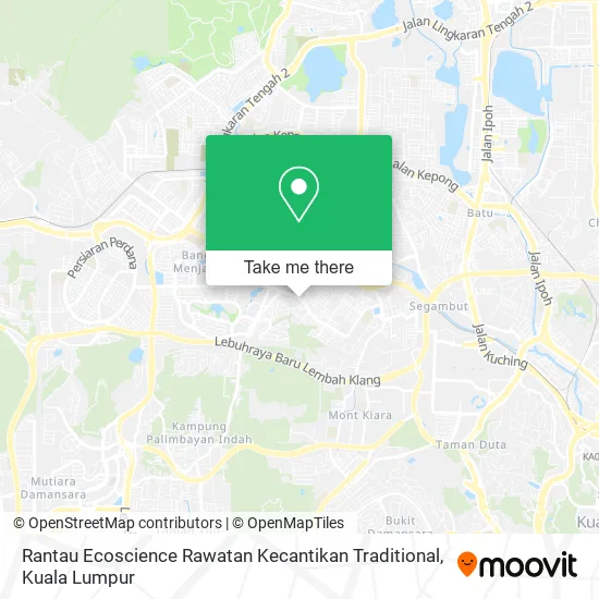 Rantau Ecoscience Rawatan Kecantikan Traditional map