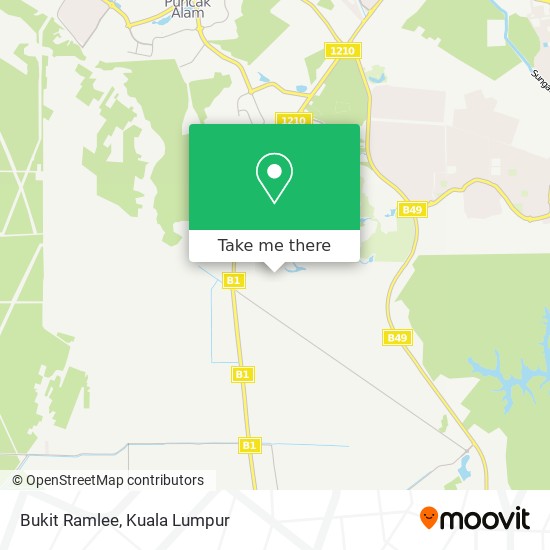 Bukit Ramlee map