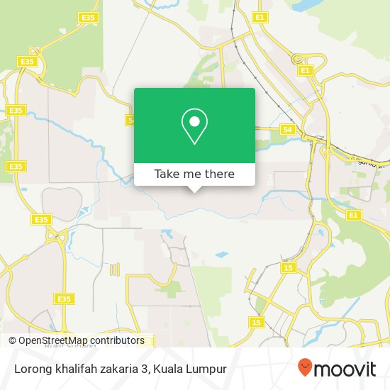 Lorong khalifah zakaria 3 map