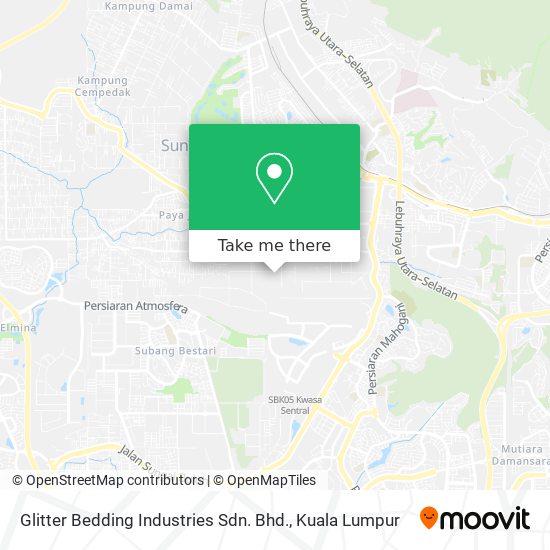 Glitter Bedding Industries Sdn. Bhd. map