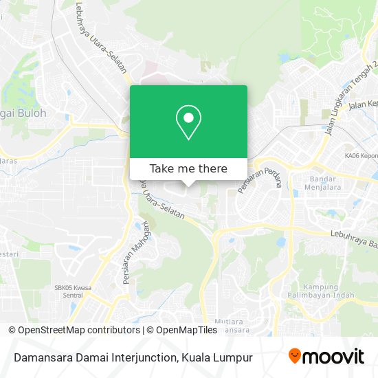Damansara Damai Interjunction map