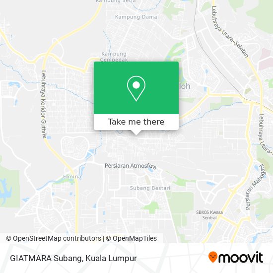 GIATMARA Subang map