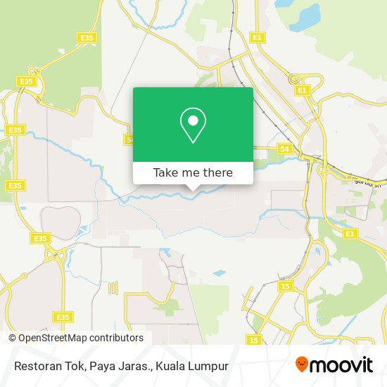 Restoran Tok, Paya Jaras. map