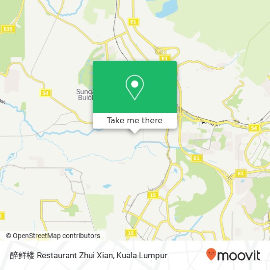 醉鲜楼 Restaurant Zhui Xian map