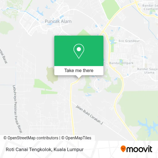 Roti Canai Tengkolok map