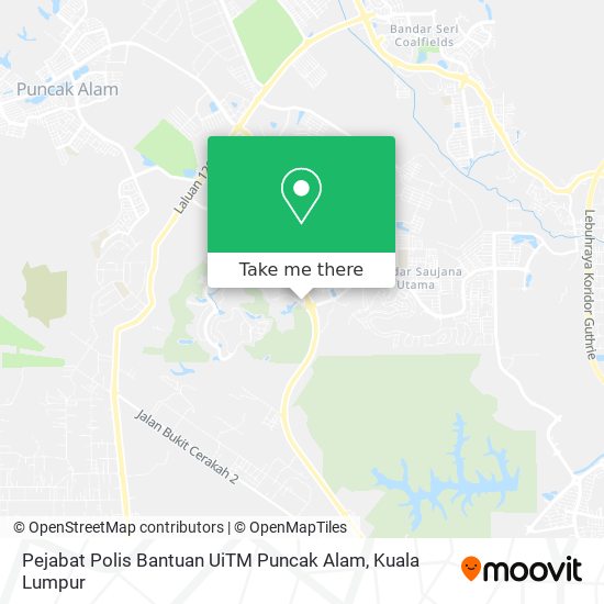 Pejabat Polis Bantuan UiTM Puncak Alam map