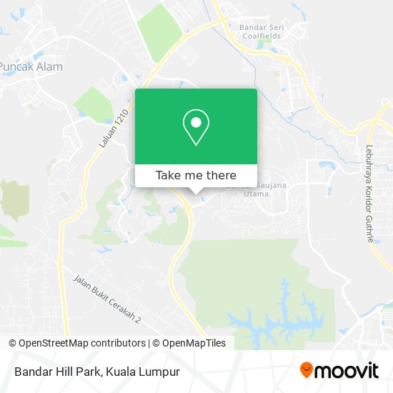 Peta Bandar Hill Park
