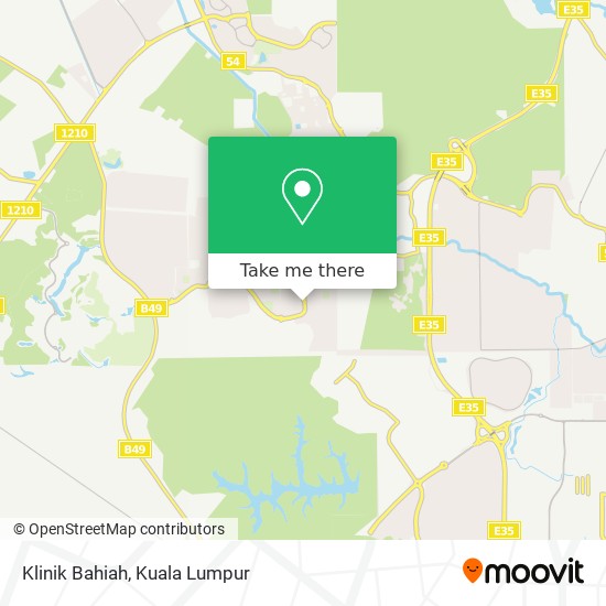 Klinik Bahiah map