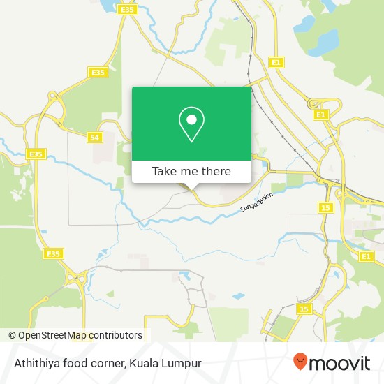 Athithiya food corner map