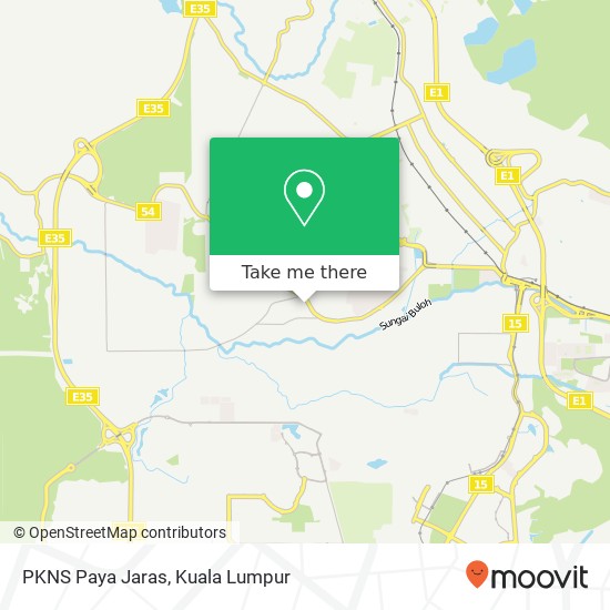 PKNS Paya Jaras map