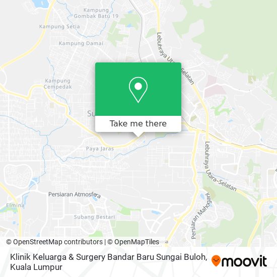 Peta Klinik Keluarga & Surgery Bandar Baru Sungai Buloh
