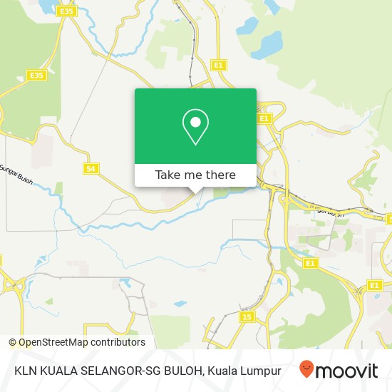 Peta KLN KUALA SELANGOR-SG BULOH