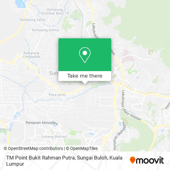 TM Point Bukit Rahman Putra, Sungai Buloh map