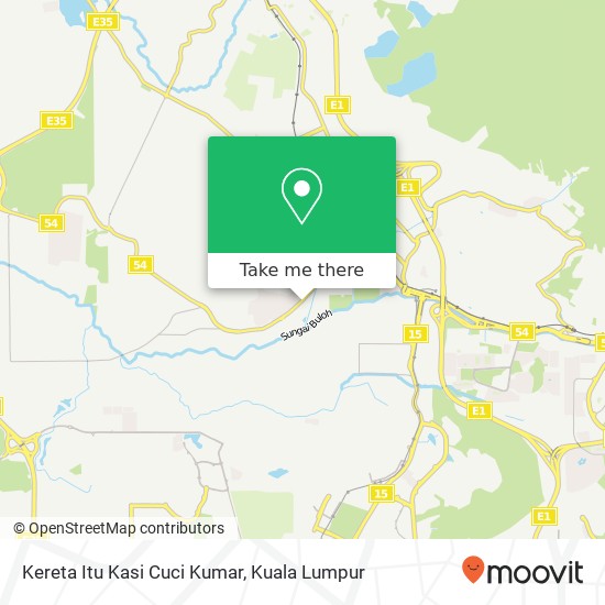 Kereta Itu Kasi Cuci Kumar map