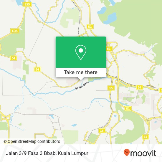 Jalan 3/9 Fasa 3 Bbsb map