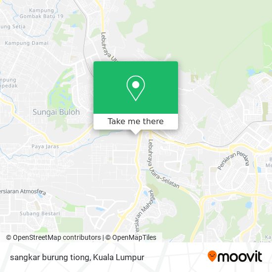 Peta sangkar burung tiong