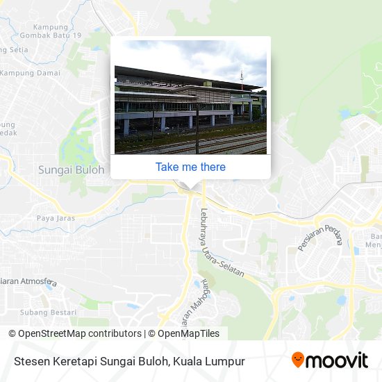 Peta Stesen Keretapi Sungai Buloh