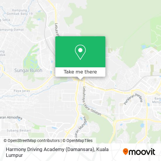 Peta Harmony Driving Academy (Damansara)